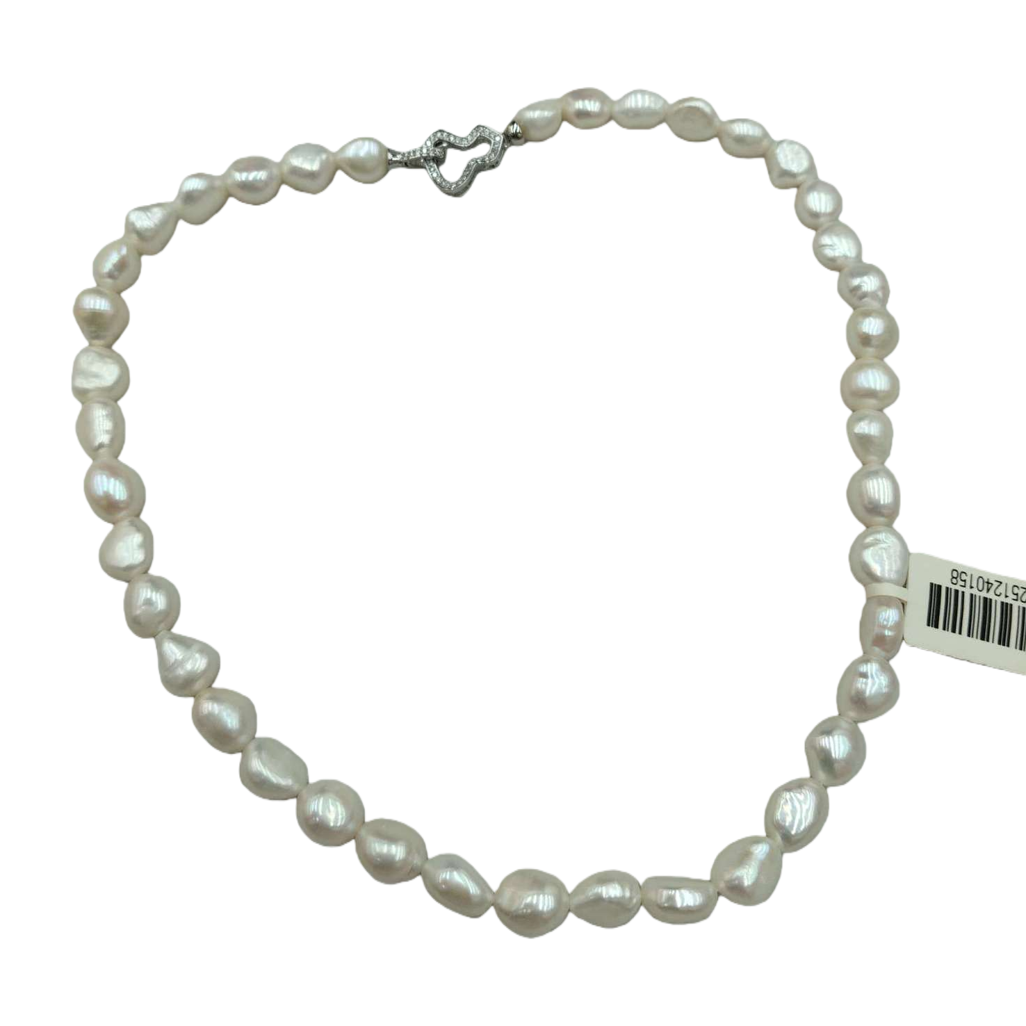 Elegante collar de perlas blancas mujer simple y versátil regalos de moda primer accesorio natural brillo accesorio Item Picture