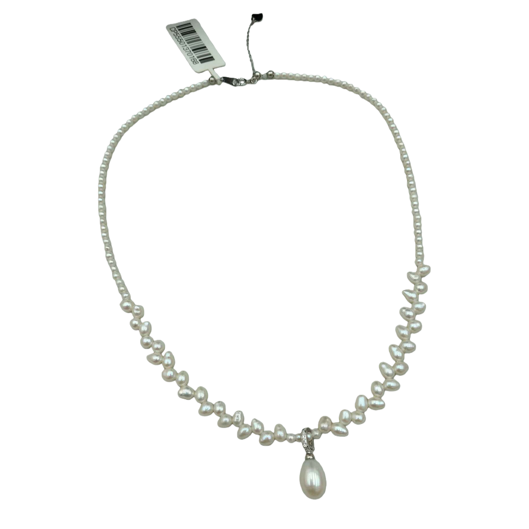 Elegant white pearl necklace, simple and versatile, a fashionable gift accessory for women Application Scenario
