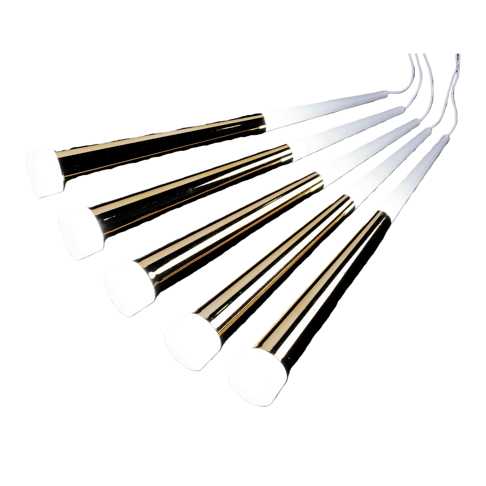 Cuerpo de lámpara de oro pantalla blanca colgante minimalista moderno salón comedor dormitorio lámparas creativas Item Picture
