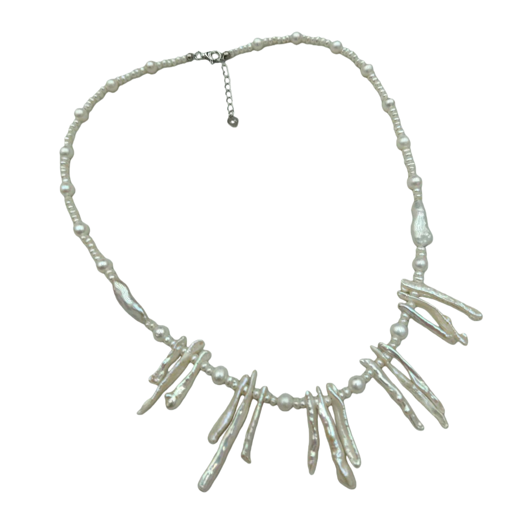 Elegant white pearl necklace, simple and versatile for women, fashionable jewelry and accessory gift box set Item Picture