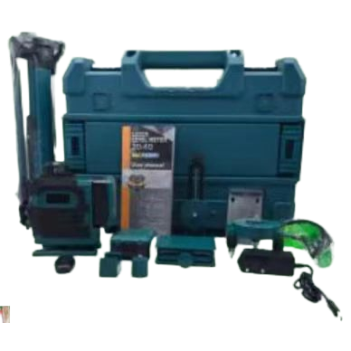 The multi-functional turquoise laser level set is a professional measurement auxiliary tool and a portable construction auxiliary equipment Item Picture
