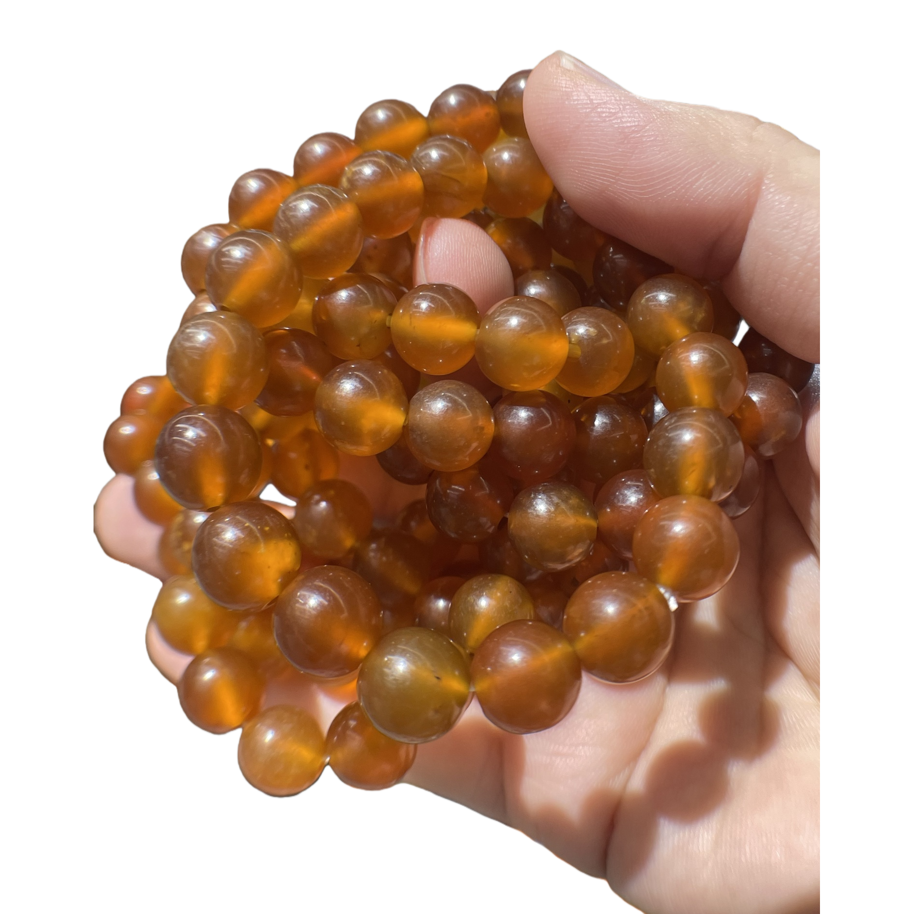 أزهار الازياء الطبيعية: سوارات من الياقوت يبلغ حجمها ١٠ ملم Item Picture