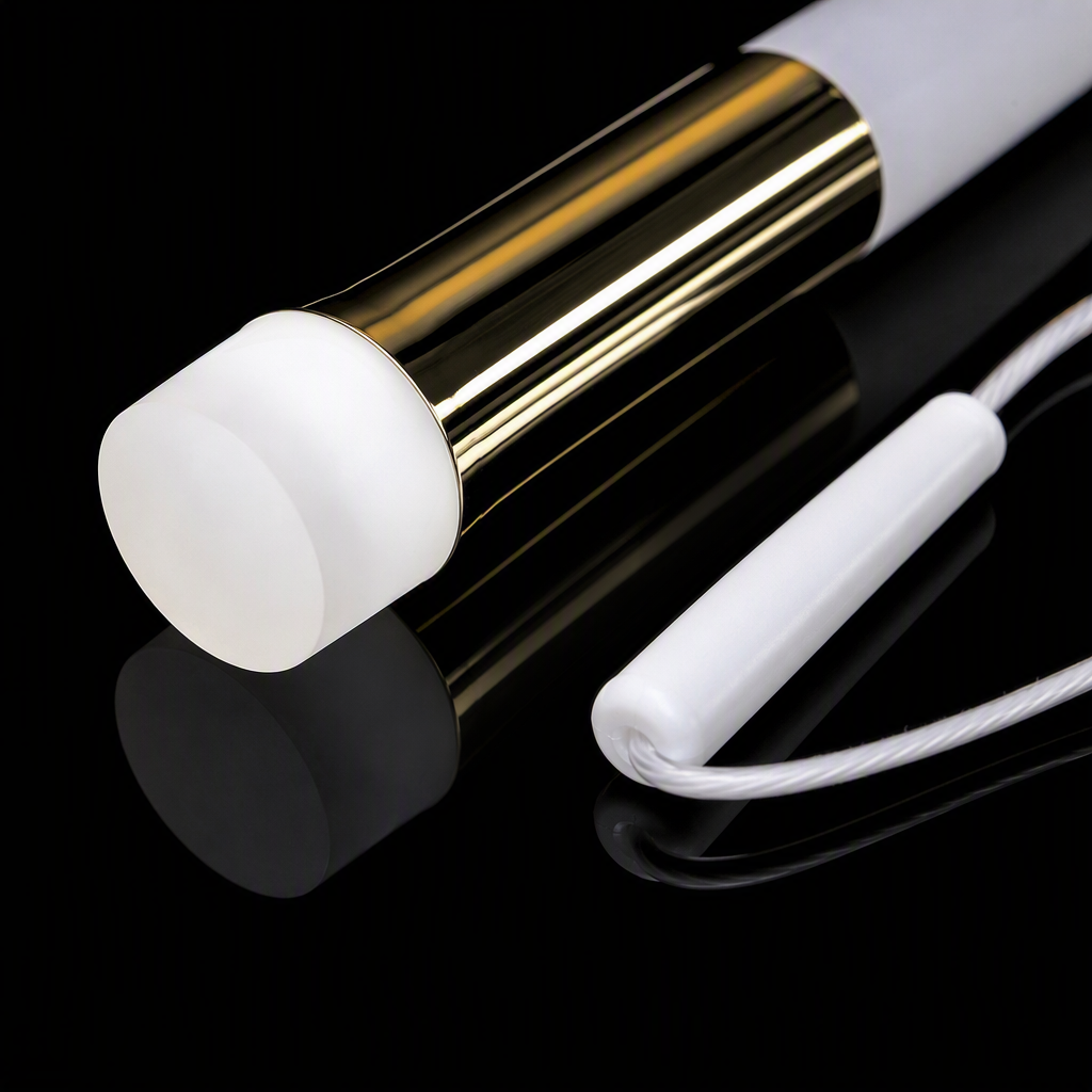 Cuerpo de lámpara de oro pantalla blanca colgante minimalista moderno salón comedor dormitorio lámparas creativas Application Scenario