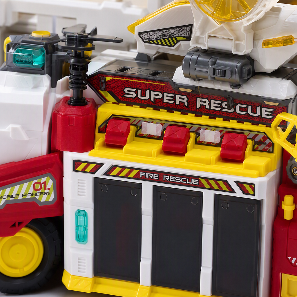 Little Actress Multi-functional racing rescue Vehicle - Fire engine details Picture
