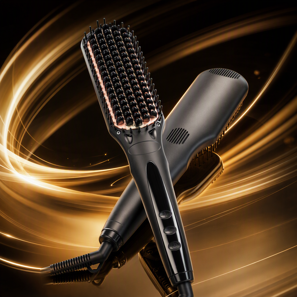 ENERGY MAX Electric Hair Comb Portable Home Hair Comb Hair Care and Styling Wonder 112820909 Application Scenario
