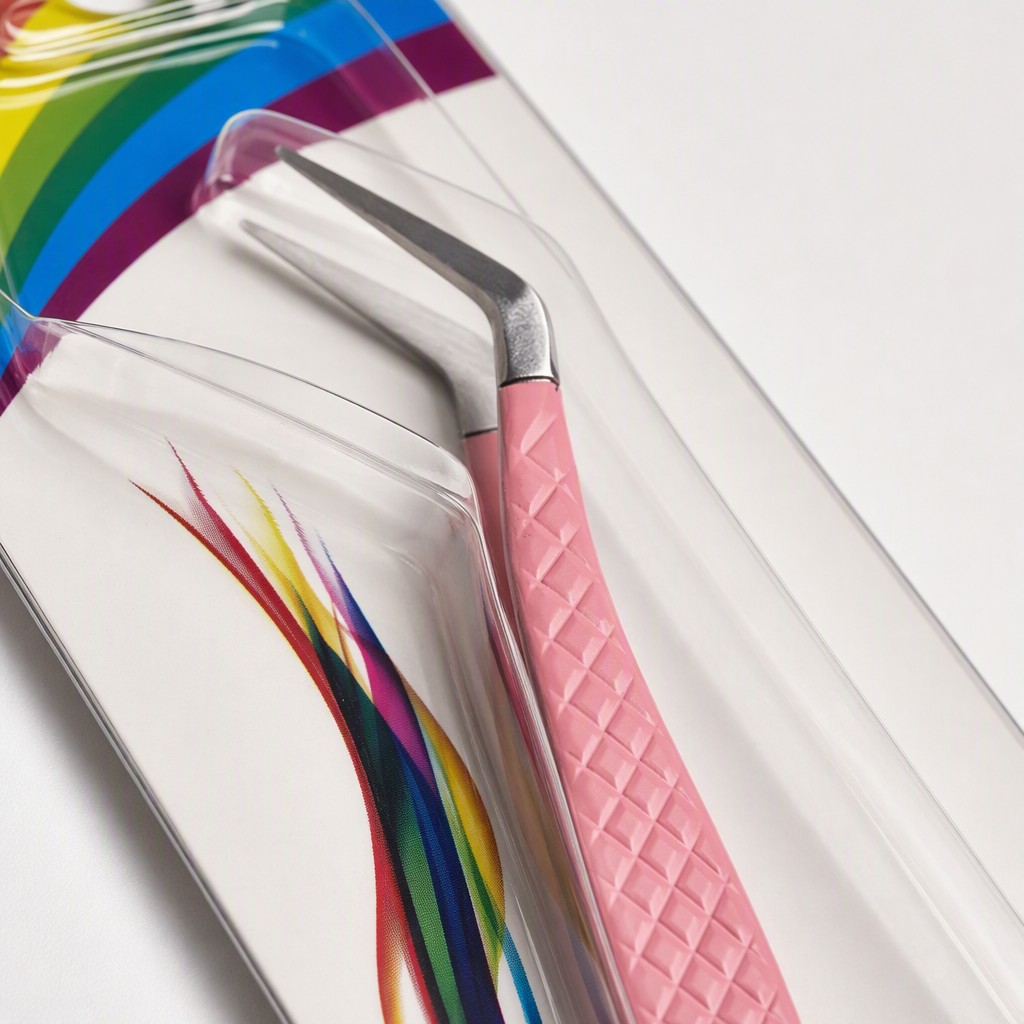 Pinzas especiales de fibra rosa anilox ciliar agarre meticuloso fácil de crear pestañas naturales herramientas de belleza Application Scenario