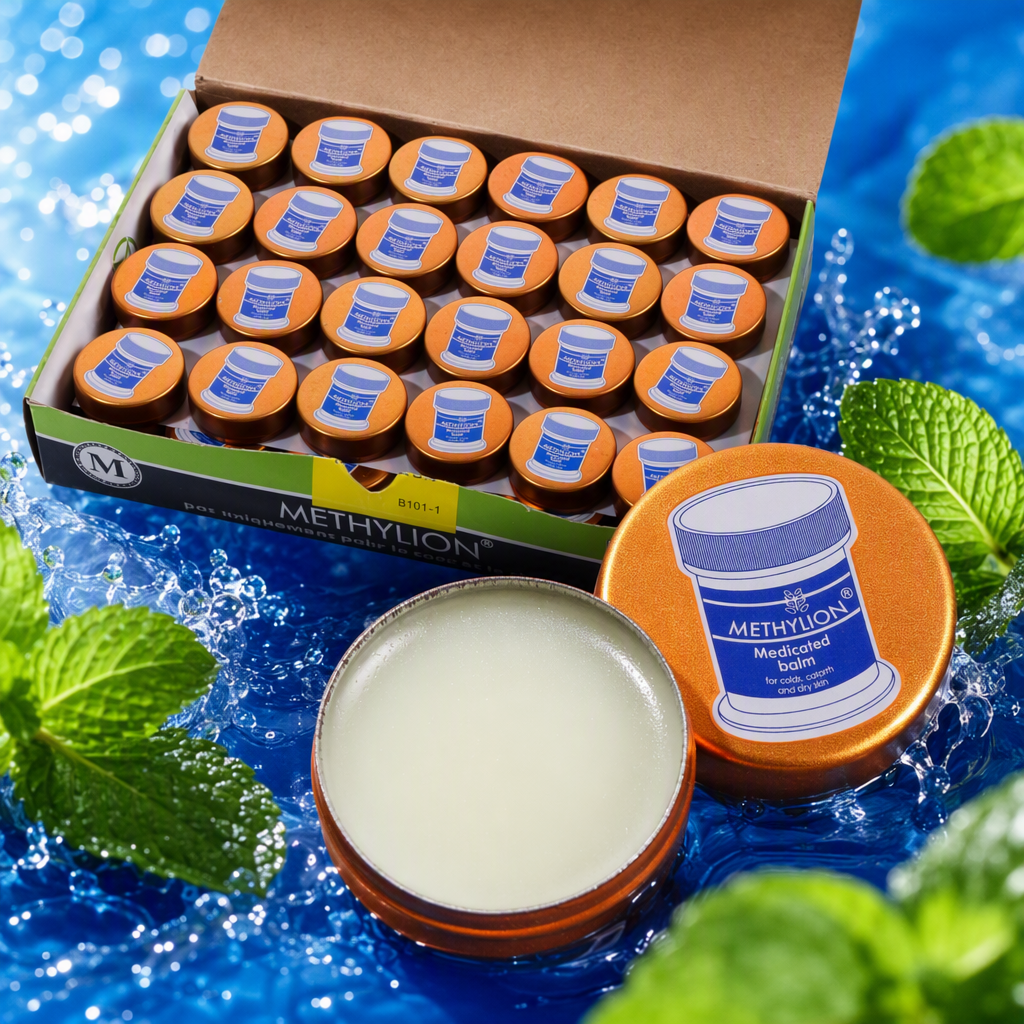 4g round tin can of mint cream, all-purpose METHYLION Specification image