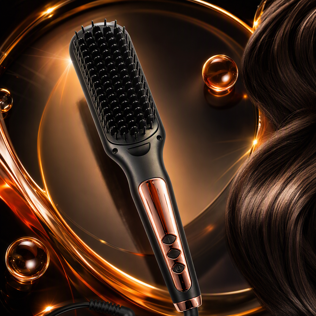 ENERGY MAX Electric Hair Comb is a portable household hairdressing comb that doesn't require pulling and is a styling wonder Application Scenario