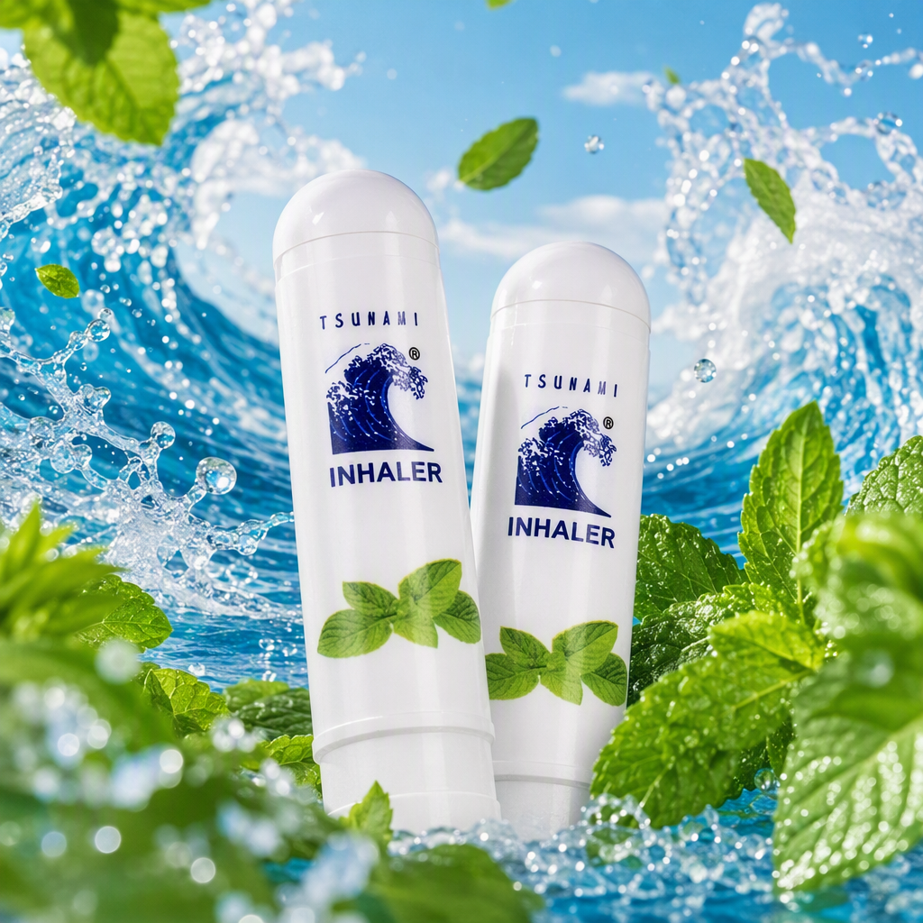 INHALER, a brand of nasal inhaler, helps to clear the nose, refresh the mind and relieve fatigue Specification image