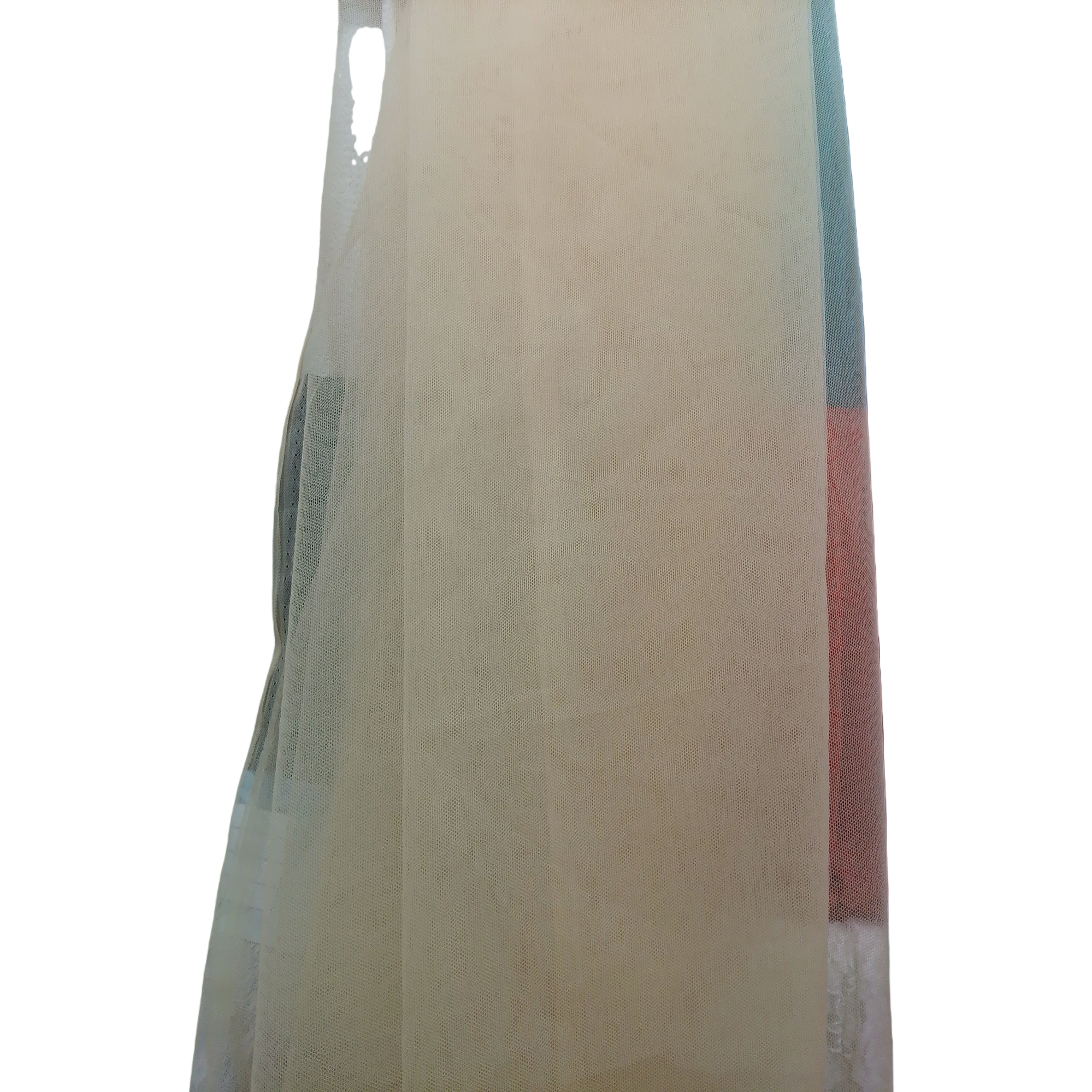 35a polyester base fabric, soft beige mesh fabric, lightweight and breathable DIY clothing fabric for spring and summer Item Picture
