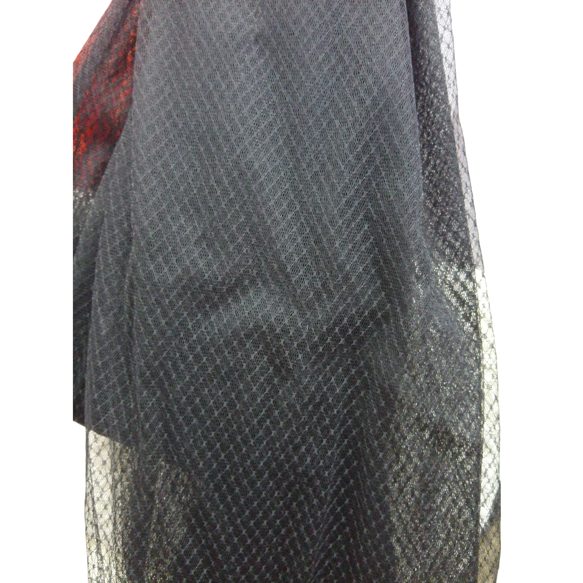 Polyester small Earth mesh, fashionable black mesh fabric, breathable and lightweight clothing decoration material, DIY fabric, wholesale fabric Application Scenario