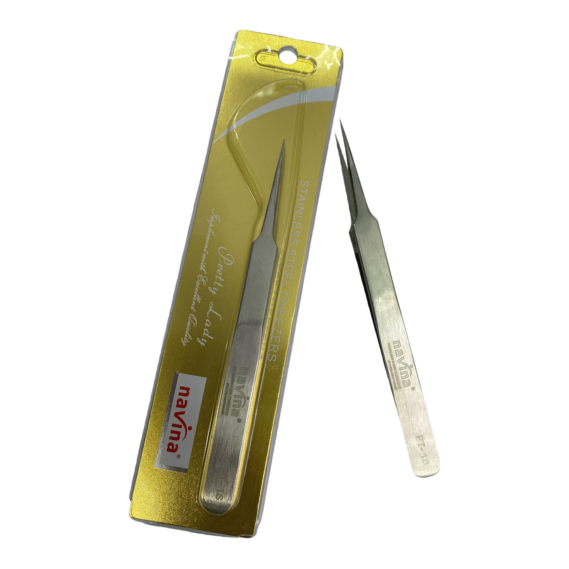 Profesional belleza pinzas de ceja fina punta acero inoxidable fina punta plata herramienta de maquillaje portátil corte ceja clip clip clip Item Picture