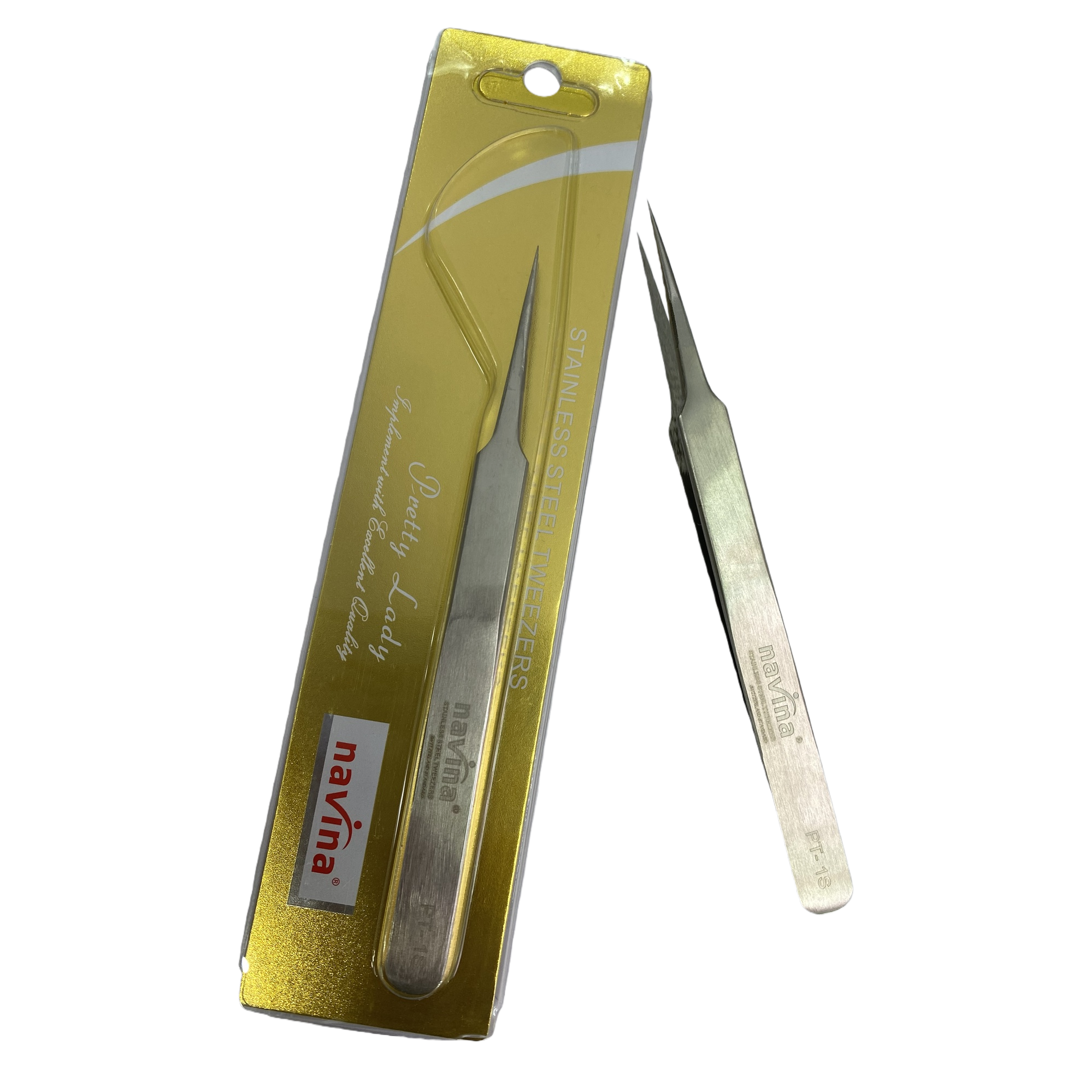 Belleza profesional cejas de corte pinzas fina cabeza fina clip acero inoxidable plata portátil herramienta de maquillaje Item Picture