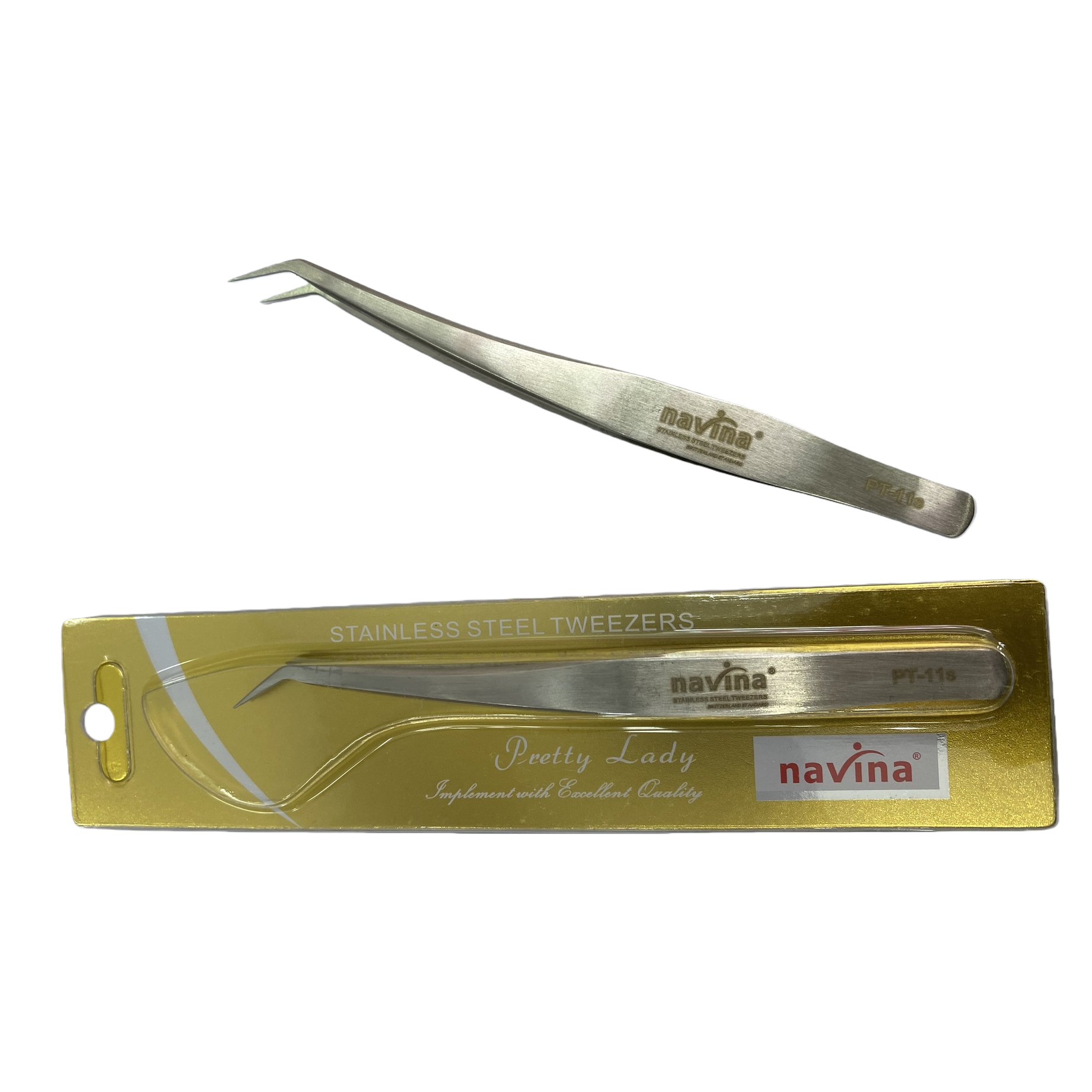 Belleza profesional cejas corte pinzas pinzas detalle de la cabeza clip metal durable plata herramienta de mano Item Picture