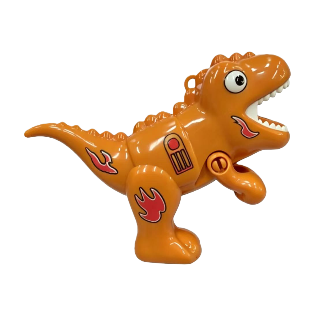 Wholesale of a single dinosaur firestone gun, a new and unique cross-border entertainment gadget, a creative small toy in the style of a spark gun