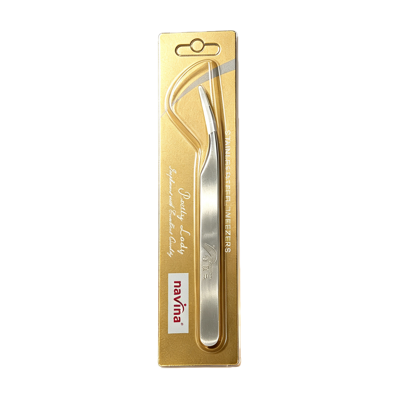 Dolphin clip injerto de pestañas especial codo pinzas plata acero inoxidable fina punta codo diseño belleza herramientas Item Picture