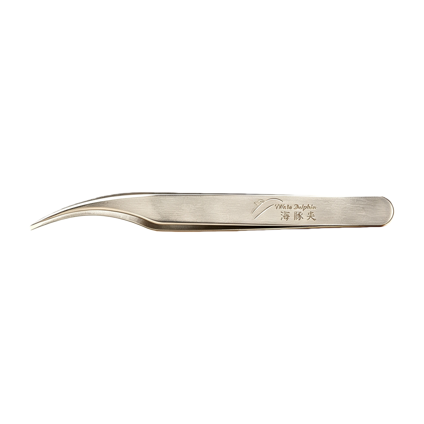 Las pinzas profesionales de la belleza de la ceja se agarran meticulosamente no dañan la piel con la textura metálica plateada herramienta portátil Item Picture