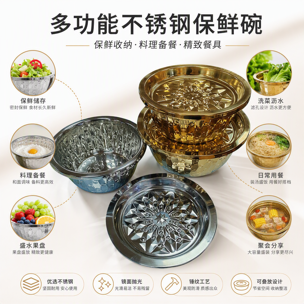 金银色花纹陶瓷碗具套装餐具家用餐厅厨房餐桌装饰创意礼品