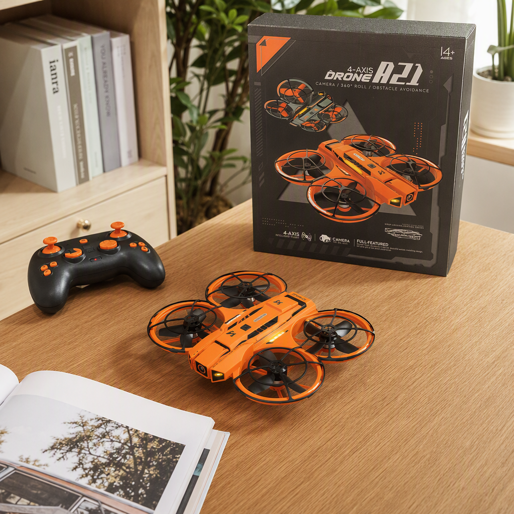 High-strength orange drone packaging box, portable and impact-resistant aerial photography equipment storage and protection case details Picture