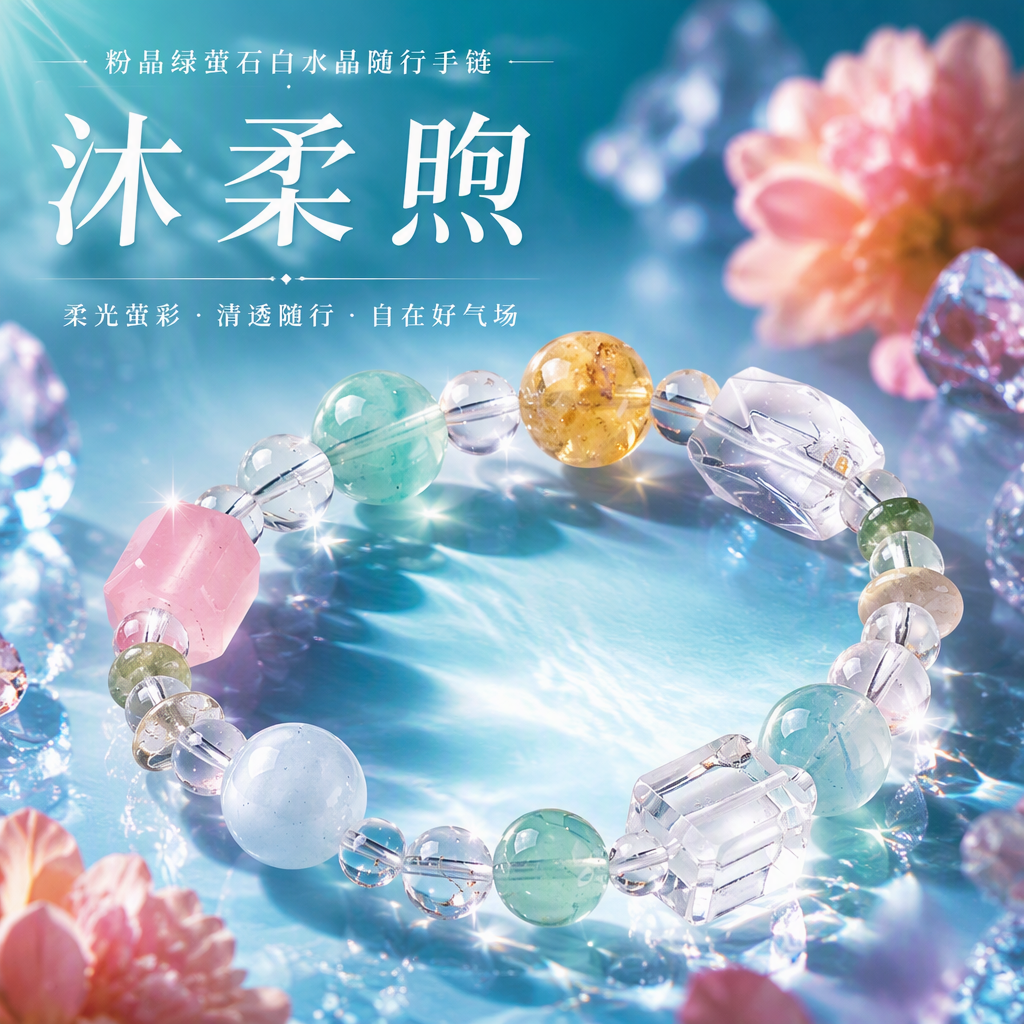 【雅锦佩珠宝】大点位水晶 时尚手链手饰简约百搭潮流手环手链配饰品