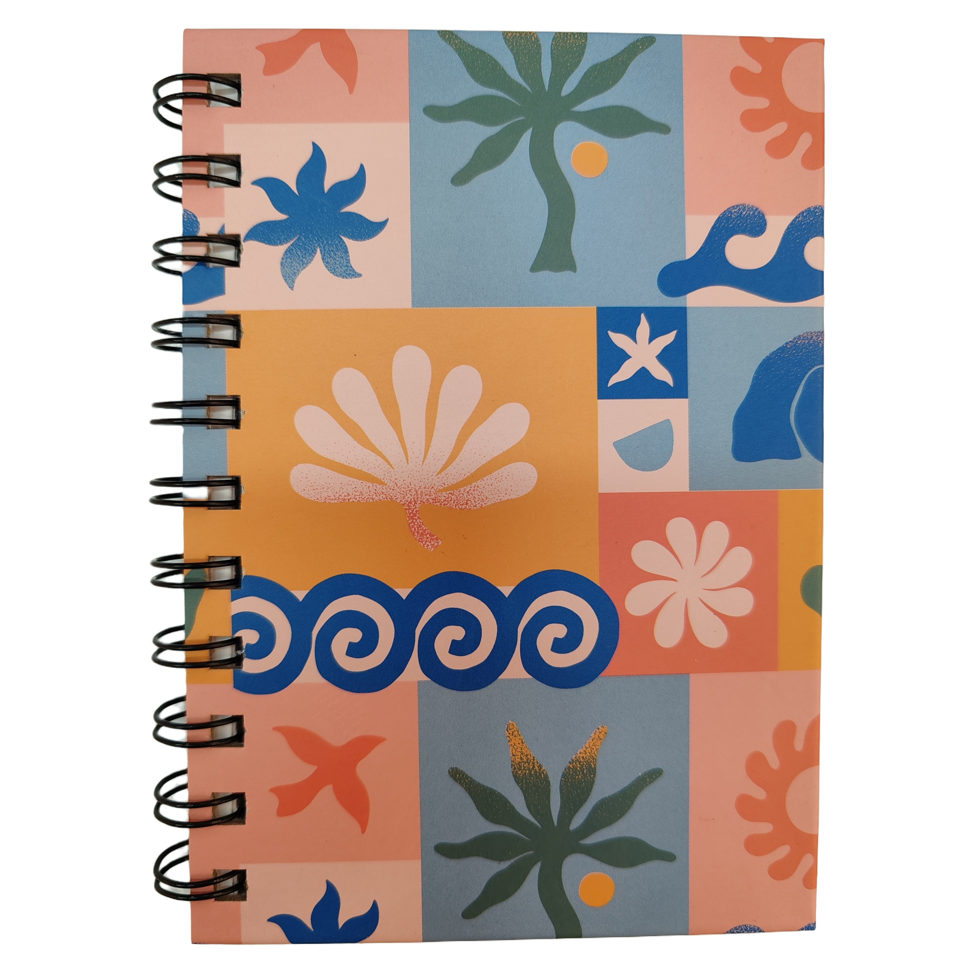 Donghu Paper Products A6 Summer Vacation Wave Starfish Pattern Coil Book Item Picture