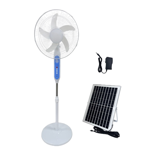 Silent high-volume white floor fan, cool and energy-saving in summer, with strong wind force, is a household electric fan Item Picture