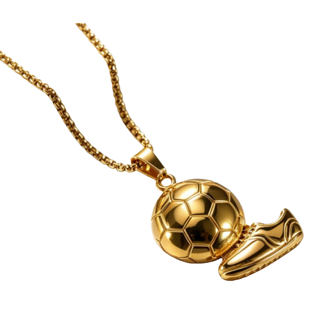 The stainless steel football shoe-shaped necklace features exquisite chain buckles that are stable and durable. The three-dimensional carved texture is outstanding, making it versatile for daily sports and casual wear Item Picture