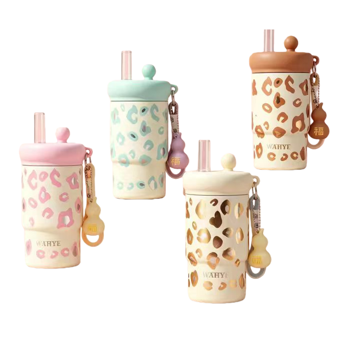 【CL】26Q3#2035 Yunjian Milk Leopard Insulated Cup Specification image