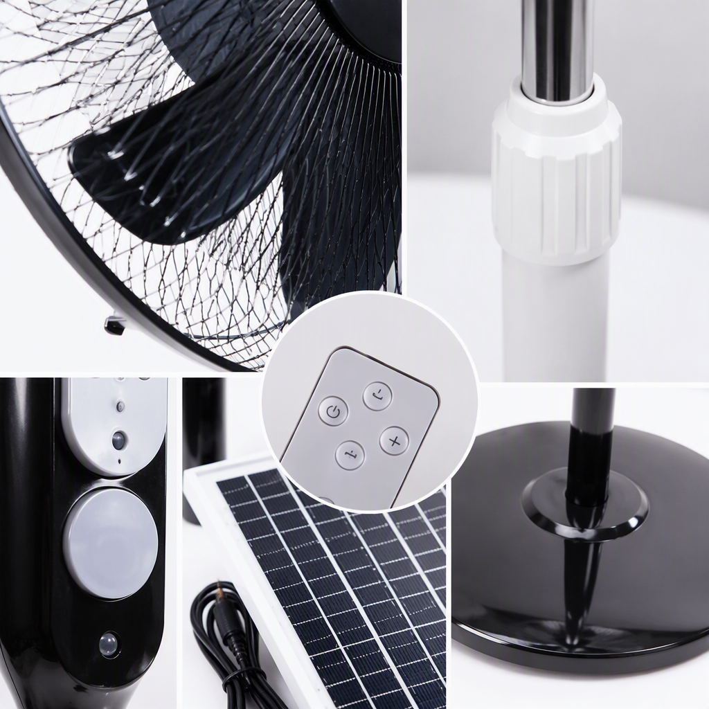 Silent desktop fan for home use, adjustable in white and black, summer cool breeze, small portable fan Application Scenario
