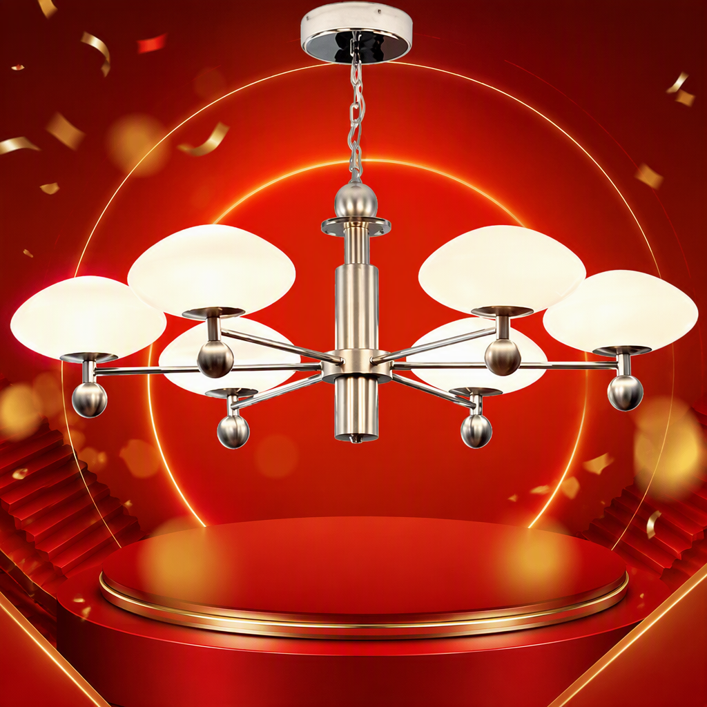 Moderno y simple hogar candelabro sala comedor dormitorio iluminación iluminación ambiente cálido diseño de moda Item Picture