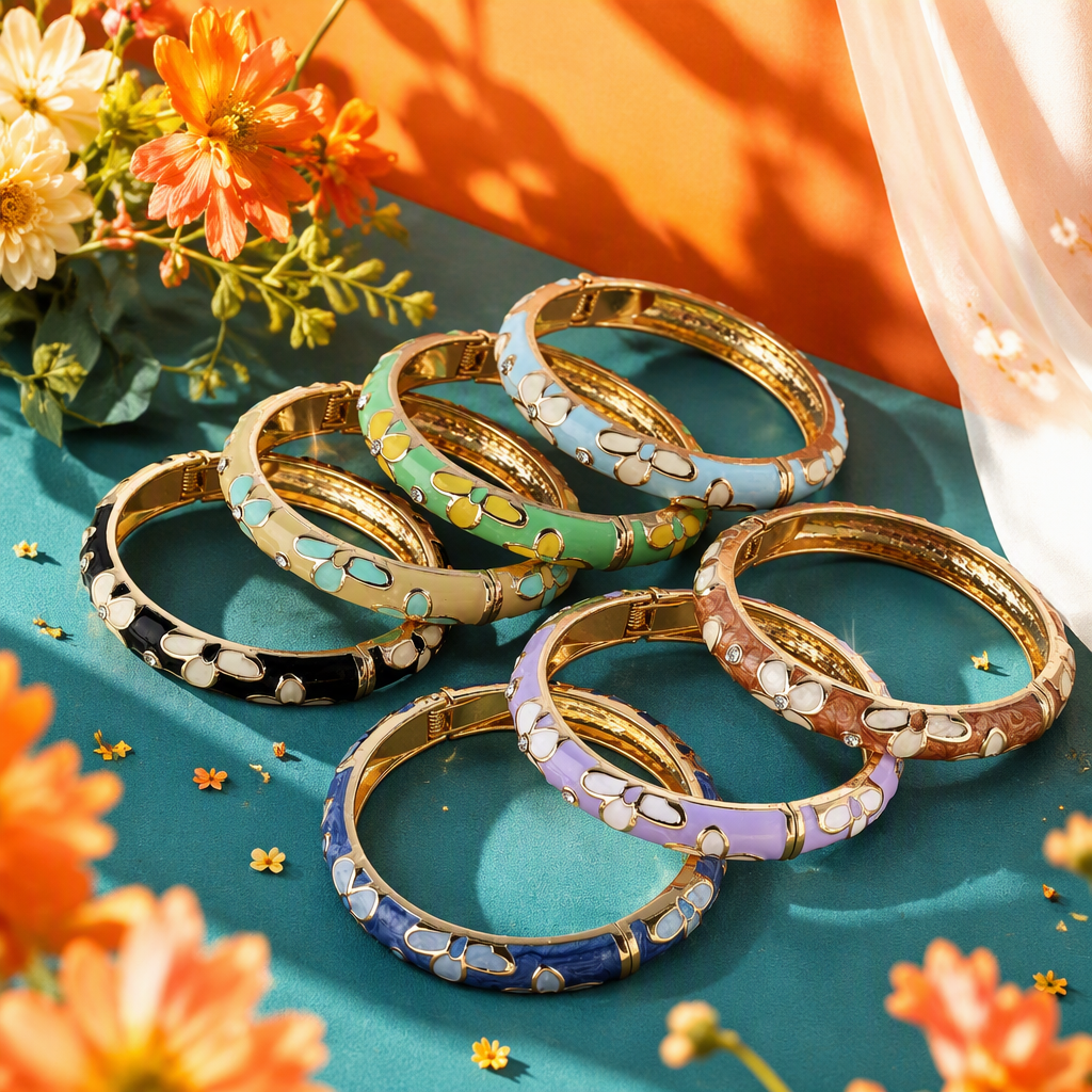 Fashionable and simple metal bracelet, a versatile wristband for women, a trendy and personalized bracelet accessory Application Scenario