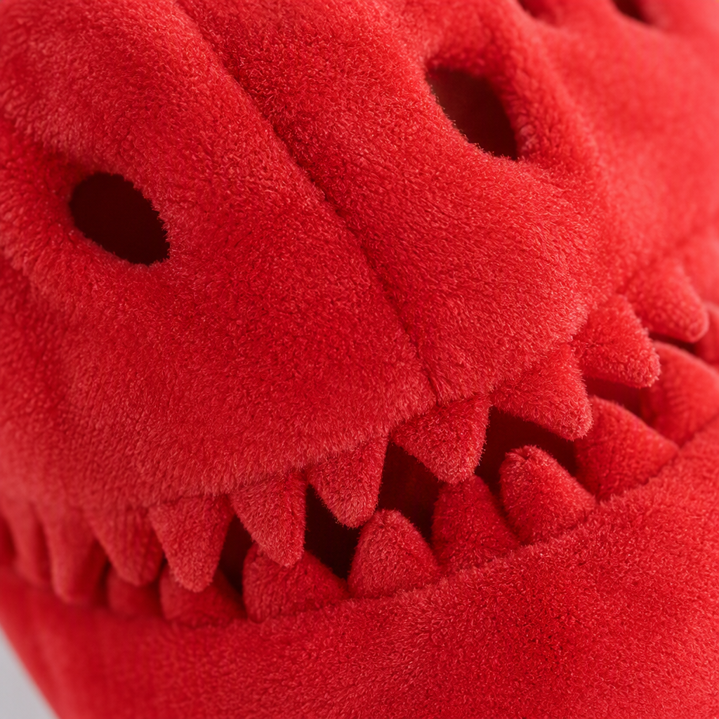 Colorful dinosaur skull plush toy figurines, fun dolls details Picture