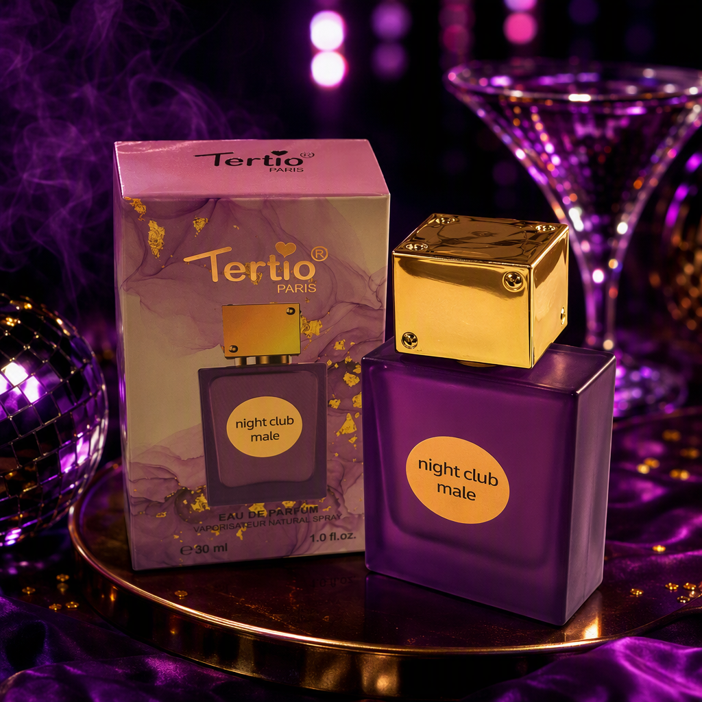 Elegant purple perfume bottle with pink packaging box, fashionable and exquisite fragrance gift box set Specification image