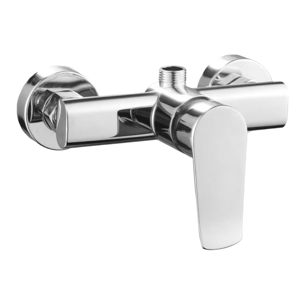 Stainless steel metal shower valve, leak-proof rotating hot and cold regulating bathroom hardware accessories, durable and simple style Item Picture