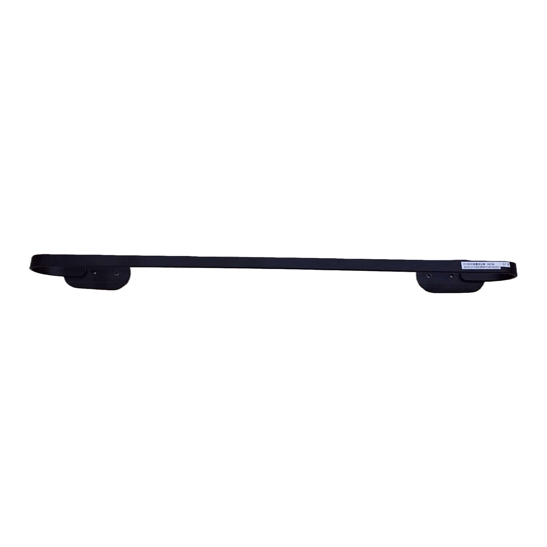 Modern and simple black metal wall-mounted towel rack, bathroom storage rack, rust-proof, durable and practical Item Picture