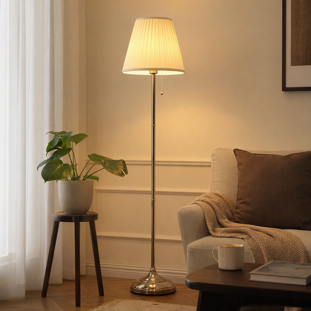 Modern, simple and creative floor lamps for bedrooms, living rooms, reading rooms, and study rooms, as well as energy-saving lighting fixtures Application Scenario