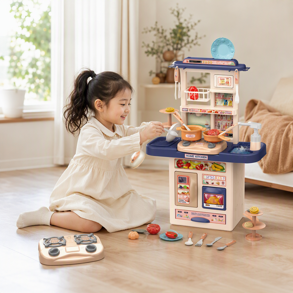 Children's house play tableware, kitchenware, toy set, simulated kitchenware, educational toys, children's early education gifts Specification image