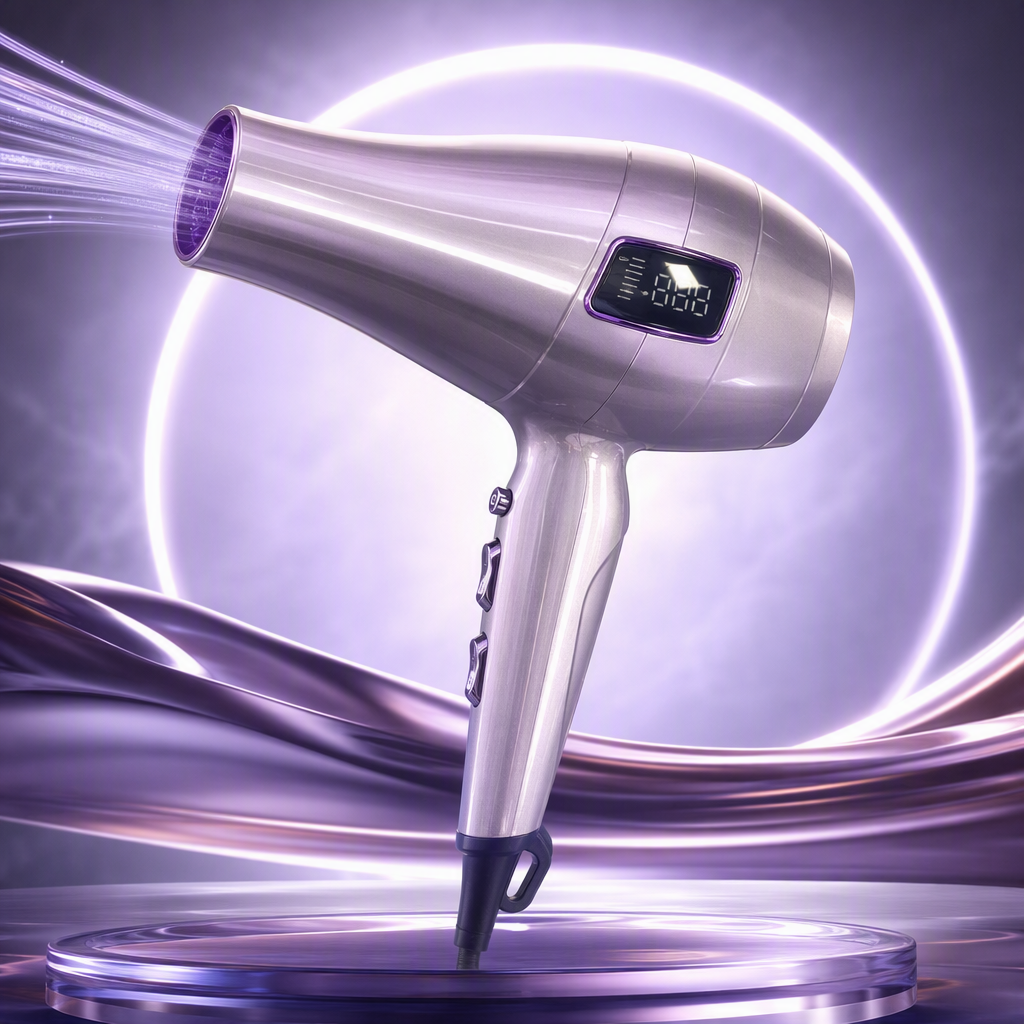 Multi-functional negative ion household hair dryer, quick hair drying, silent hair care, portable comb blower