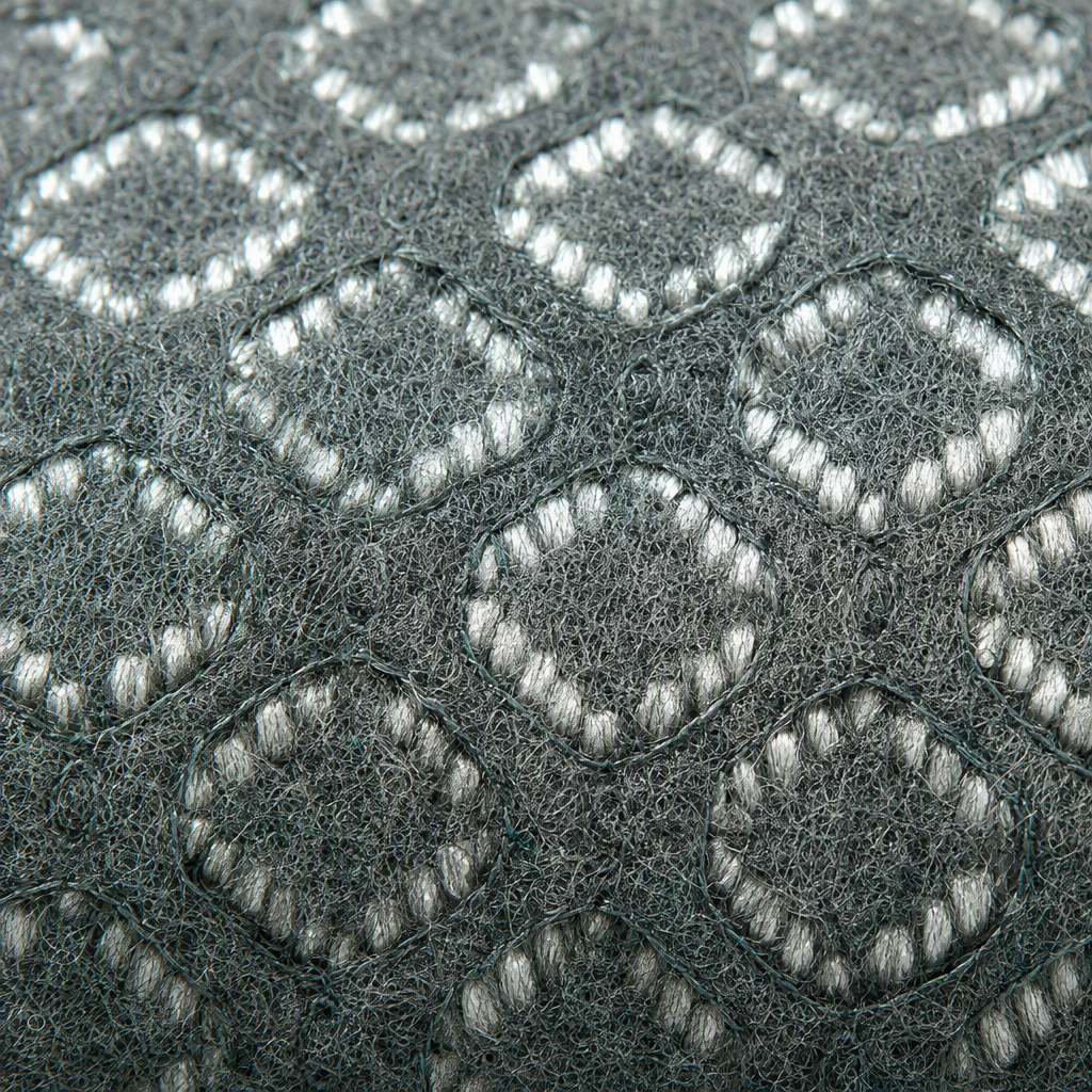 Elegant grey diamond-shaped hollowed-out knitted fabric for spring and summer thin breathable casual wear Application Scenario