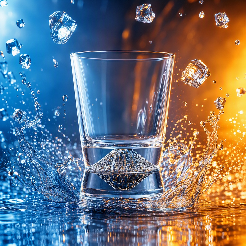 Mountain Range Glass Water Cup Creative Glass Wholesale set Specification image