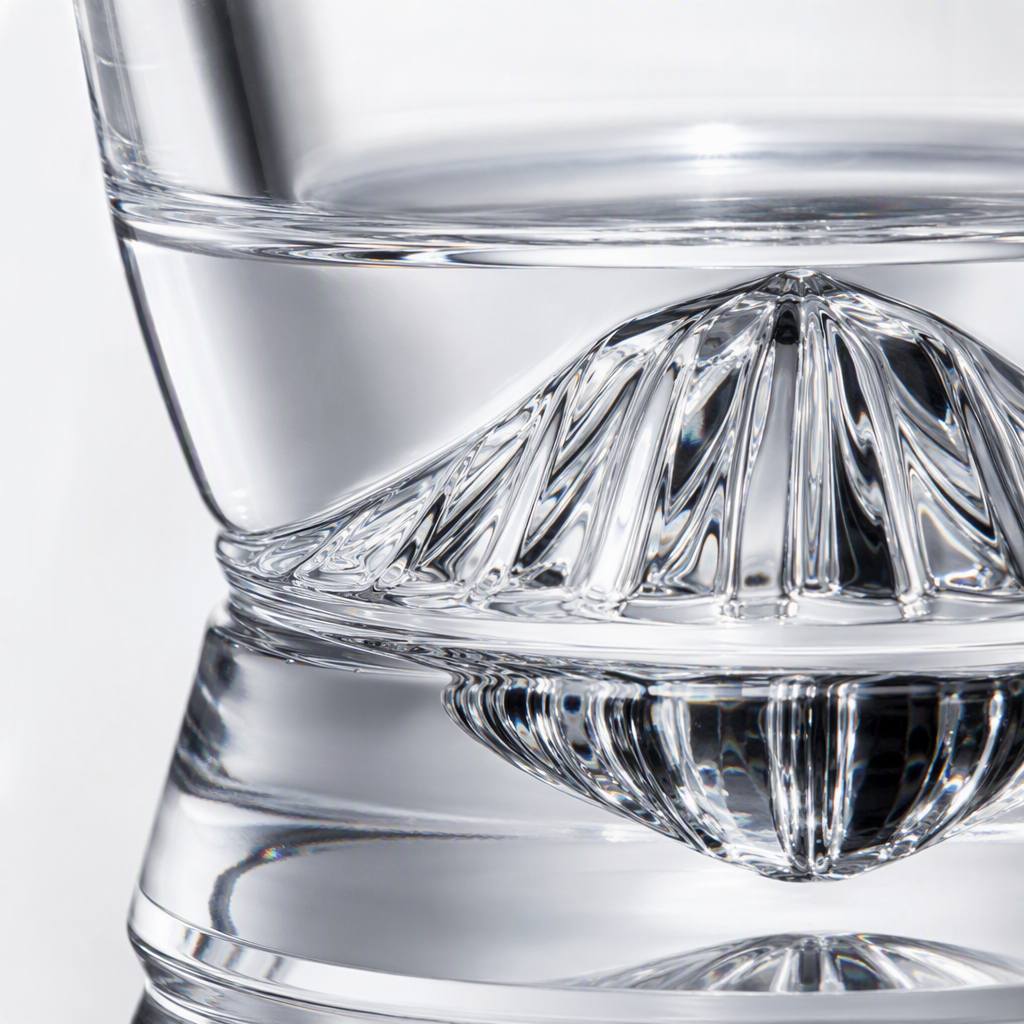 Mountain Range Glass Water Cup Creative Glass Wholesale set Application Scenario