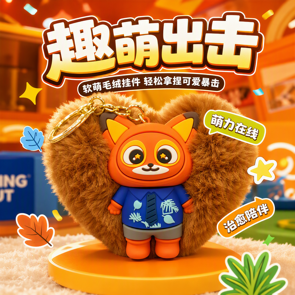 毛绒挂件/星星人/玩偶/公仔挂件/hellokitty产品图