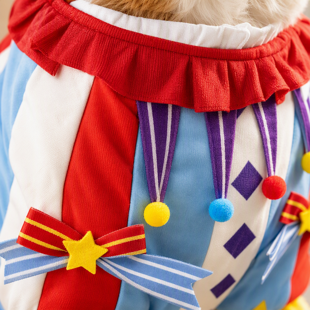 In stock: autumn, winter, Christmas pet clothes, cat and dog clothes, pet clothing, dog clothes, pet Christmas circus clothes, clown sets Application Scenario