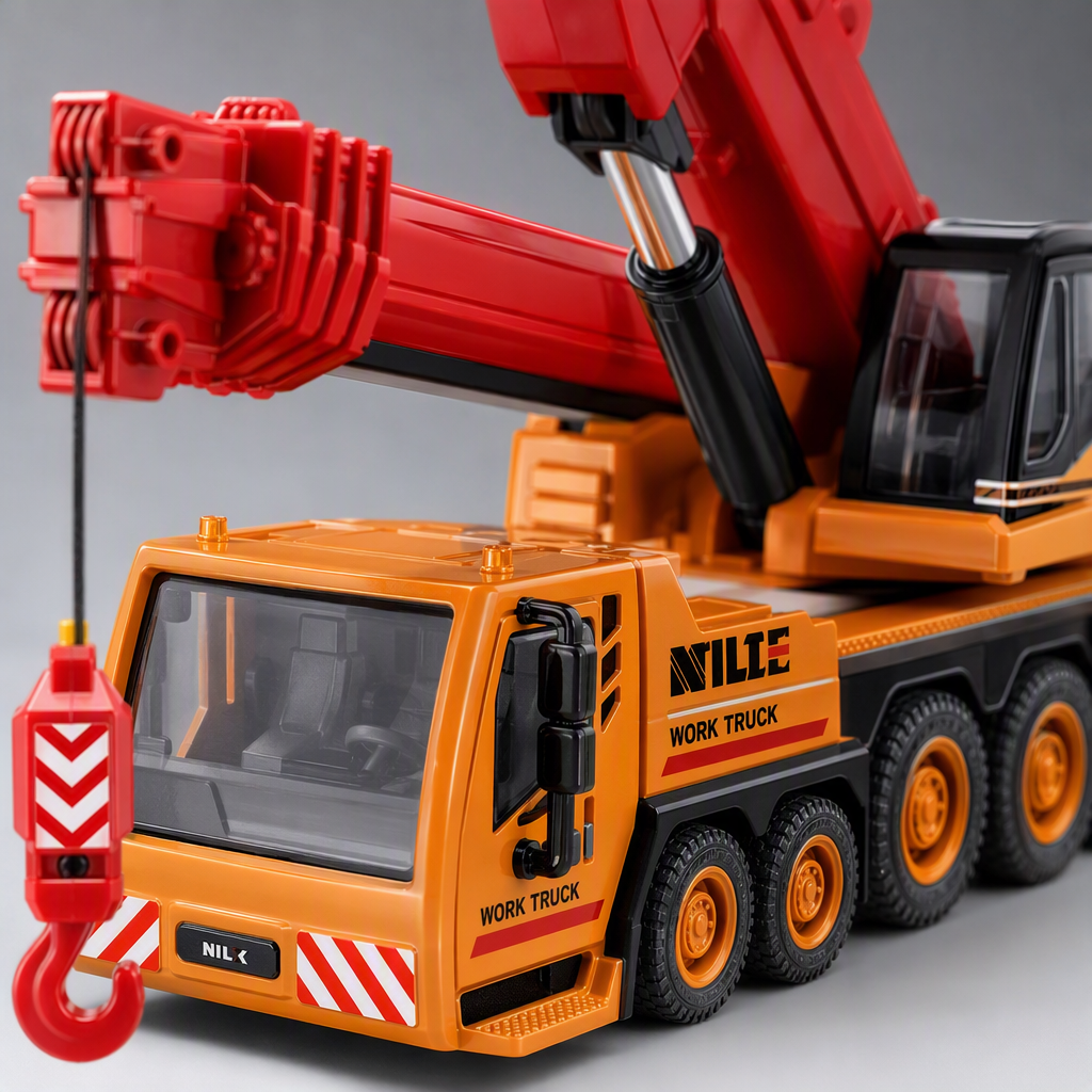 Red heavy duty grúa modelo boom simulación de juguetes artesanía exquisita conveniente para la colección exhibición niños regalo Application Scenario