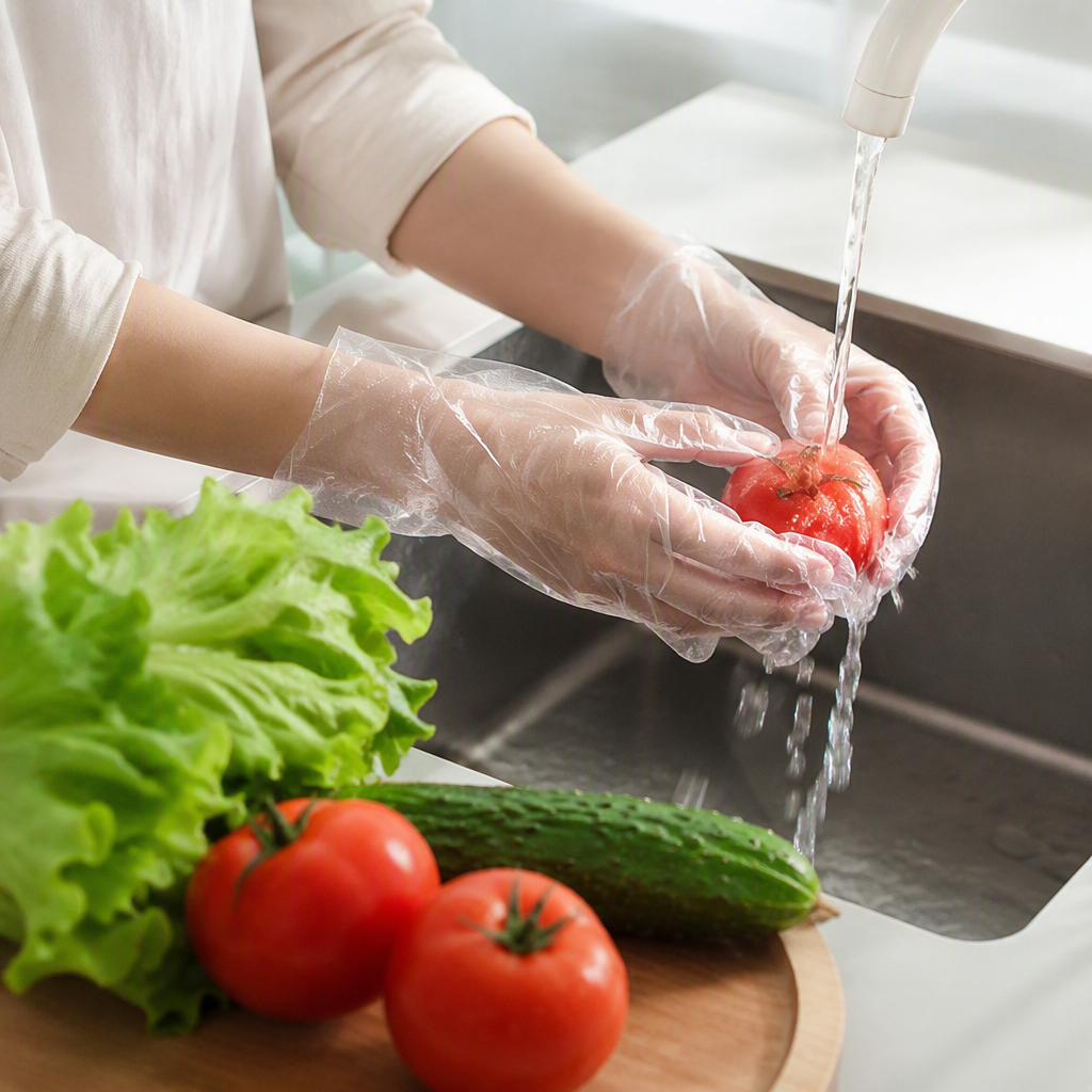 Disposable gloves, hand protection supplies, medical plastic gloves, antibacterial and anti-contamination protective gloves, thickness, applicable places