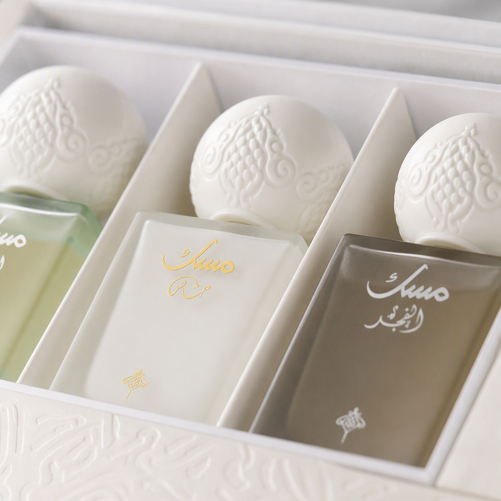 White gift box perfume set, long-lasting, light fragrance, fresh and elegant, an excellent gift. Fragrance gift box set Application Scenario
