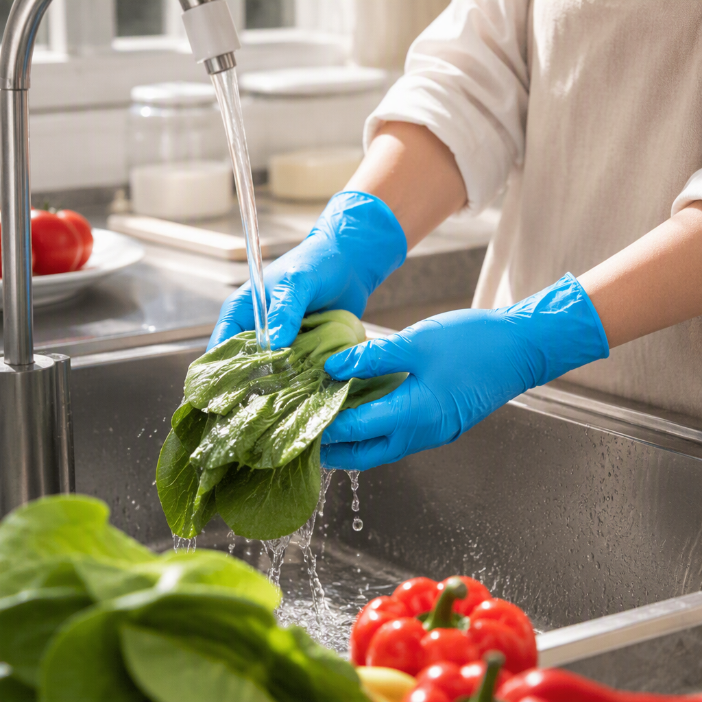 High-quality nitrile gloves, disposable hand protection gloves, oil-resistant and durable hygiene products, nitrile gloves Specification image