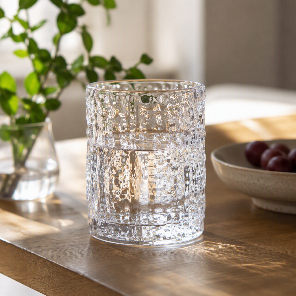 Glacier Cup Household Glass Water Cup Daily Drinking Cup Creative Glass Wholesale set details Picture