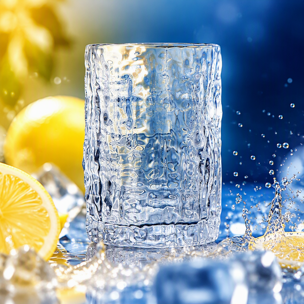 Glacier Cup Household Glass Water Cup Daily Drinking Cup Creative Glass Wholesale set Specification image