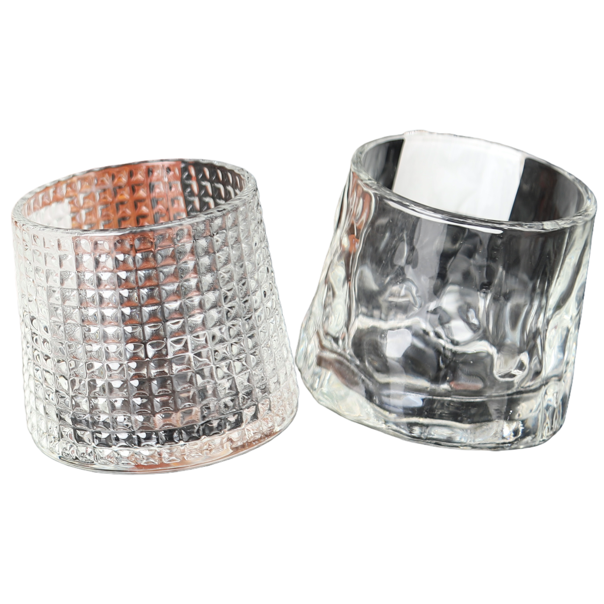Zhuanzhuan Cup Household glass water cup, whisky wine glass, daily drinking glass, creative glass wholesale set Item Picture